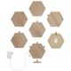 Nanoleaf Elements Hexagons kezdő kit 7 darabos (NL52-K-7002HB-7PK) - LED Fénydekor