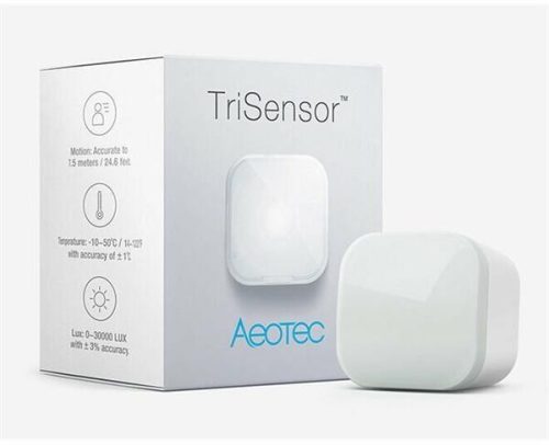Aeotec TriSensor 3-funkciós szenzor (AEOEZWA005) - Mozgás, hő és fényérzékelő